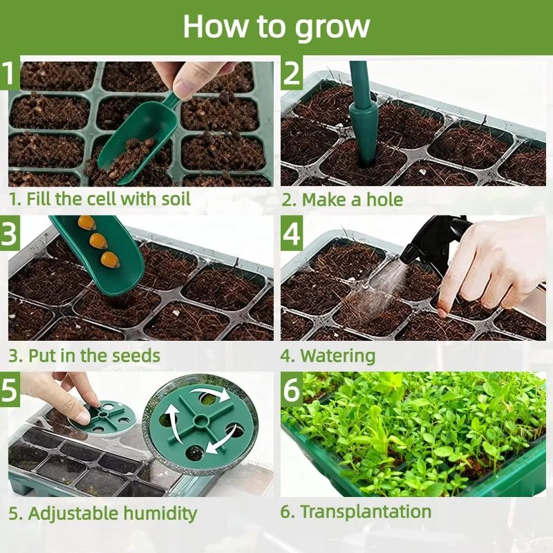 Baki Semai Benih Mini Greenhou - Humidity Dome Kit ulasan dan harga