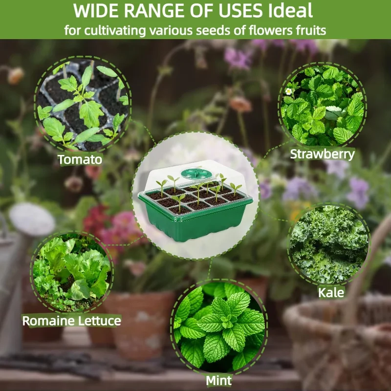 Baki Semai Benih Mini Greenhou - Humidity Dome Kit ulasan dan harga